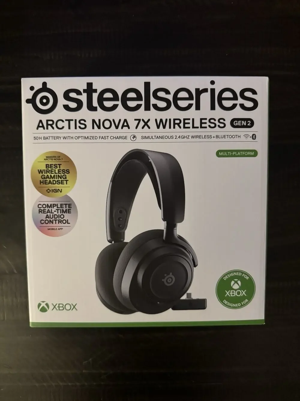 SteelSeries Arctis Nova 7X Wireless Gen 2 Headset – Black (NEW SEALED)
